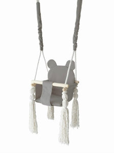 Babyschaukel Teddybär Graphit - MOJE