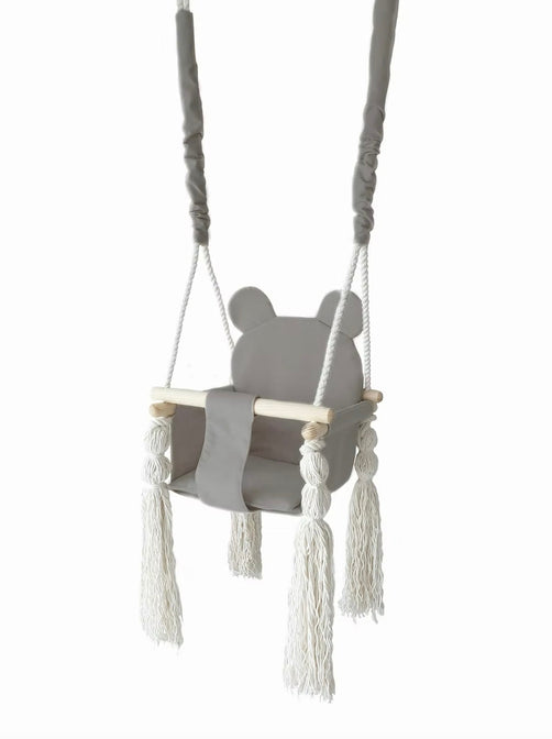 Babyschaukel Teddybär Graphit - MOJE