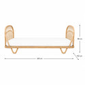 Rotan peuterbed / juniorbed Jade