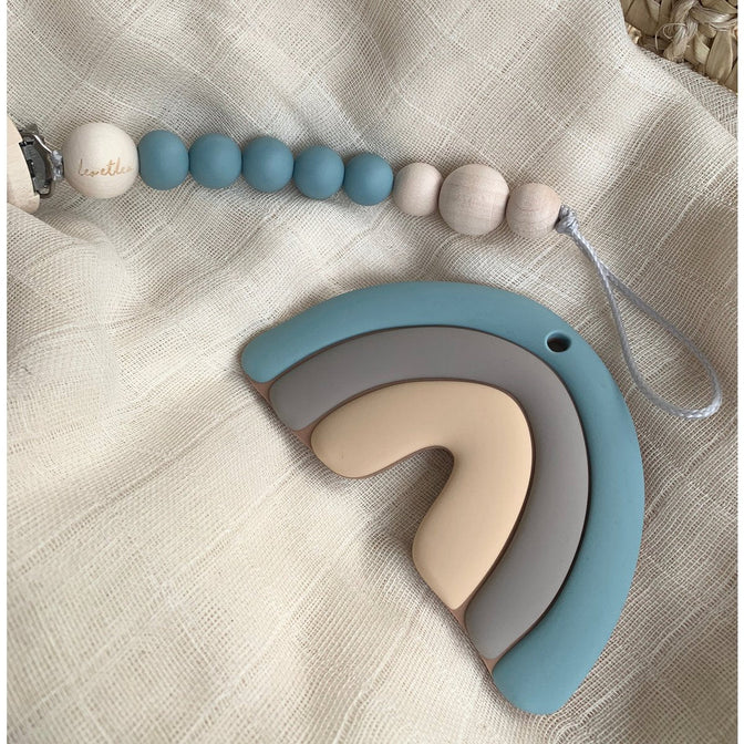 Hope Rainbow Beißring Blauer Beißring