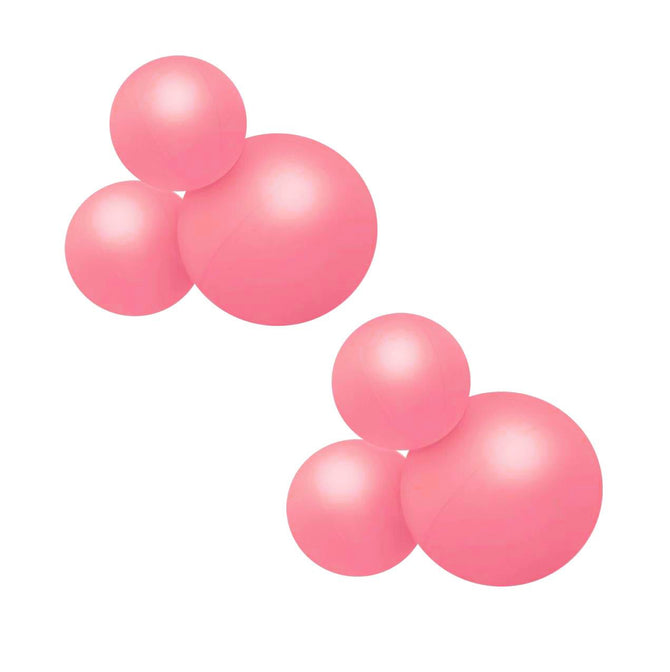 Wiederverwendbare 3er-Ballongirande Rosa 2er-Set - Balloony