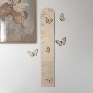 Personalisierte Wachstumstabelle Schmetterlinge