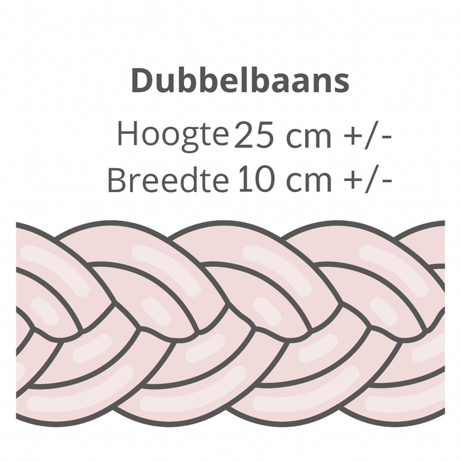Geflochtenes Bettnestchen Double Lane - Lulumi