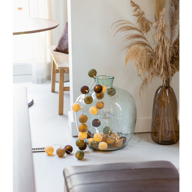 Feuerzeugkette Wanderlust 20 Wattebällchen - Wattebällchenlichter