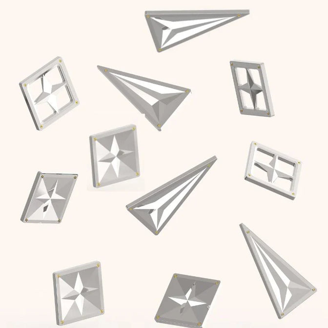 Magneetstenen Classic 100 stuks + 10 Gratis zilveren stenen - COBLO