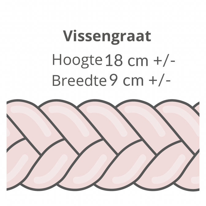Geflochtenes Bettnestchen Fischgrät - Lulumi 