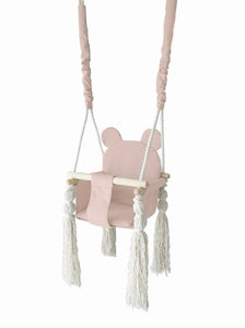 Babyschaukel Teddybär Pink - MOJE