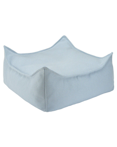 Azure Quadratischer Ottoman für den Außenbereich