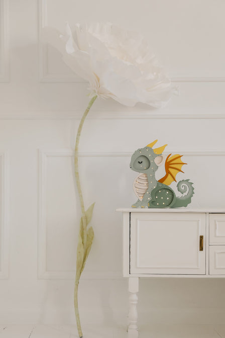 Baby Drachenlampe Jägergrün Nachtlicht