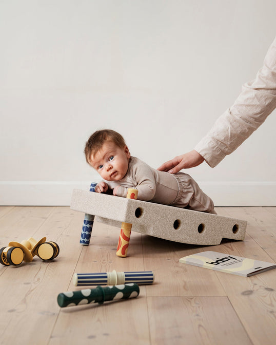 Baby activiteitenset - Sand Grey  /  Honey Yellow