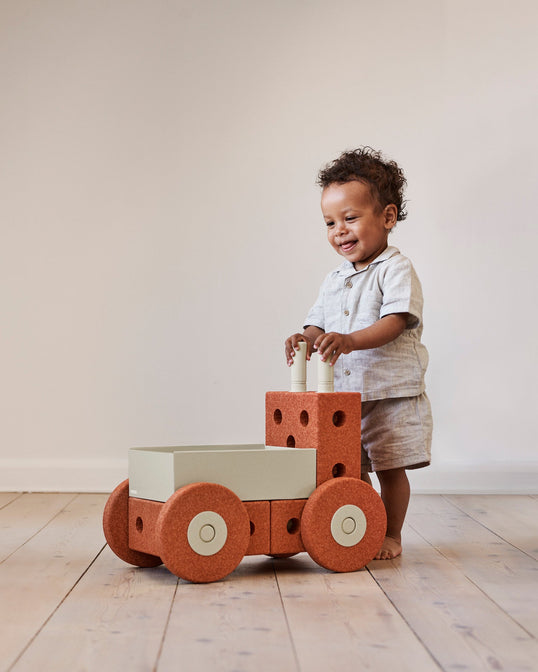 3-1 Babywalker - Burnt Orange / Dusty Green