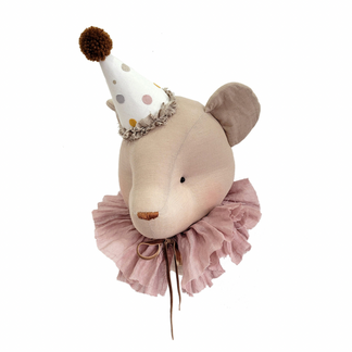 Bierbeige Puderkragen