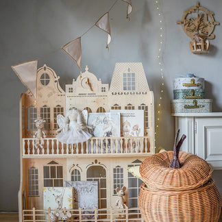 Wandpuppenhaus Bibliothek