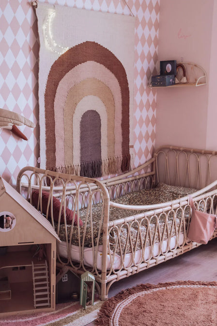 Rotan peuterbed / juniorbed Linn