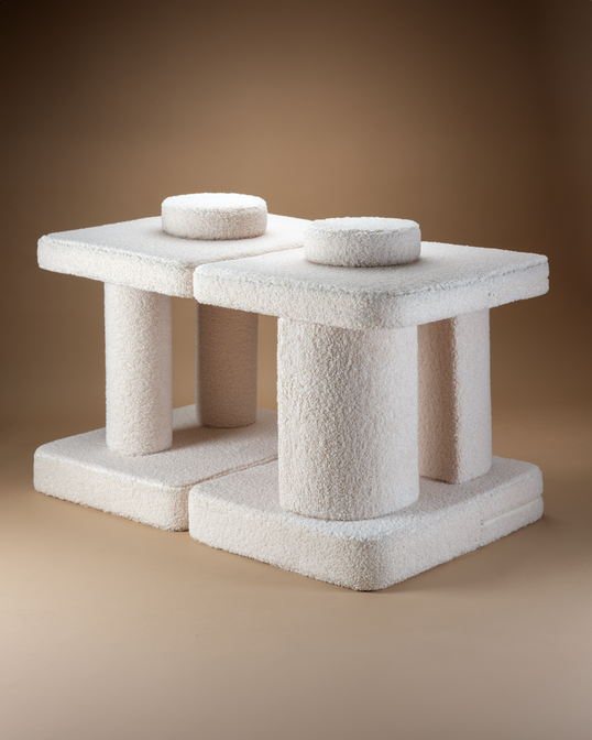 Cremeweißes Sofa - WigiWama