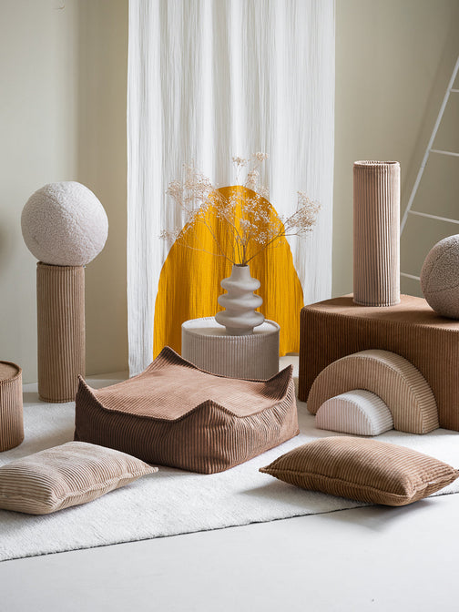 Quadratischer Ottomane Toffee - WigiWama