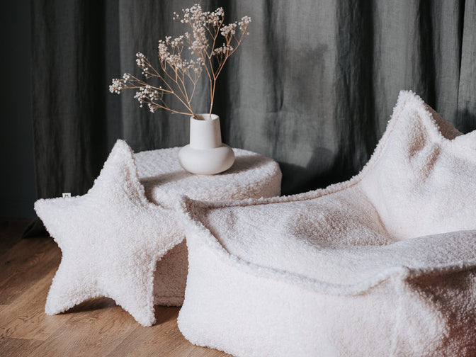 Sitzsack Cremeweiß - WigiWama