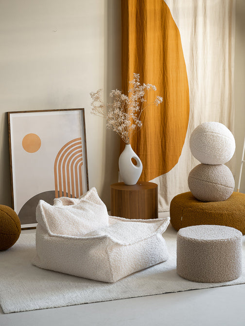 Sitzsack Cremeweiß - WigiWama