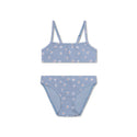 Daisy Flower Blauer UV-Bikini für Mädchen