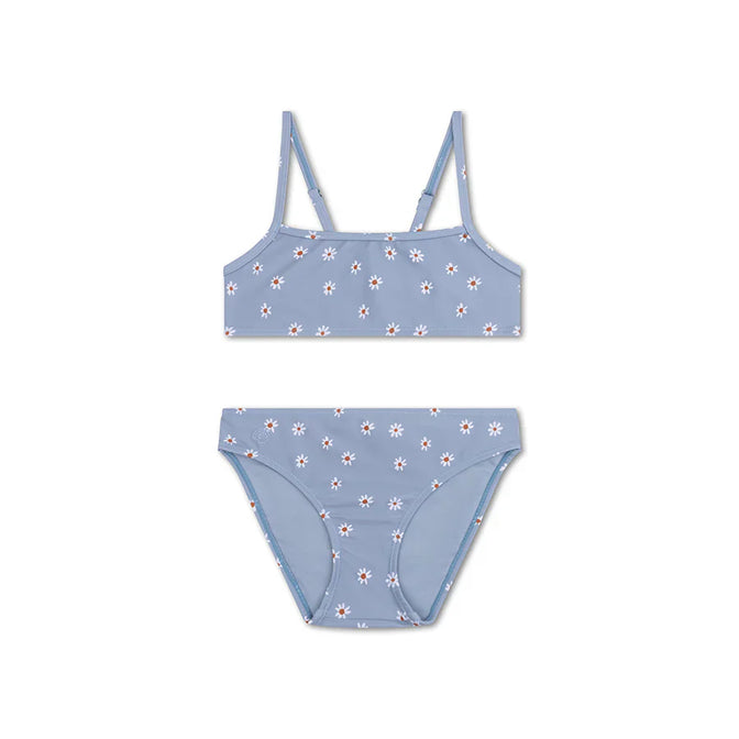 Daisy Flower Blauer UV-Bikini für Mädchen