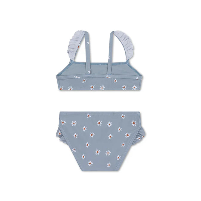Daisy Flower Blauer UV-Bikini für Mädchen