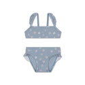 Daisy Flower Blauer UV-Bikini für Mädchen