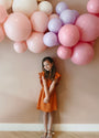 Herbruikbare Ballonslinger van 3 Oranje set van 2 - Balloony