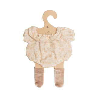 Lupitas Rüschenbody mit Blumenstrauß-Silhouette - Frau Ertha