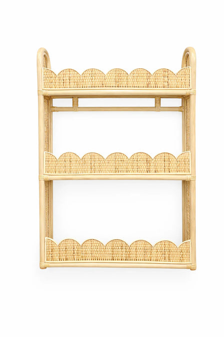 Rotan boekenrekje wandrek