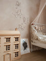 Schmetterlinge und Herzen Wanddekoration aus Holz