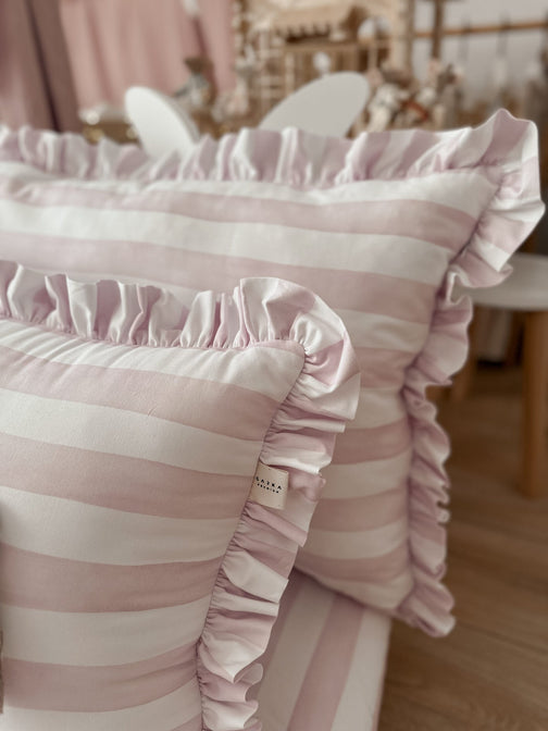 Bettbezug mit Rüschen (mehrere Farben/Muster)