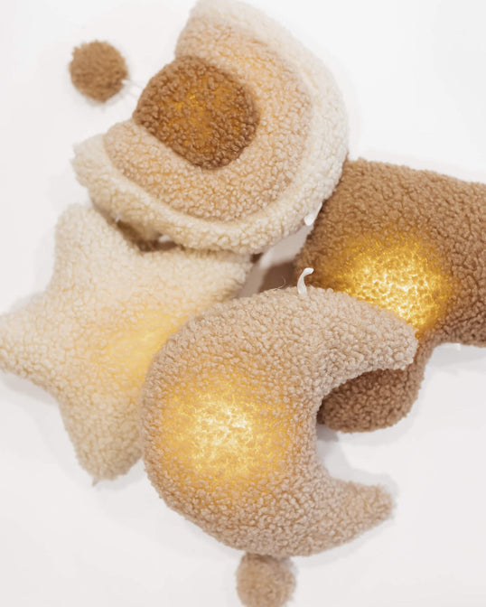 Spieluhr mit Licht Mond - Frau Ertha