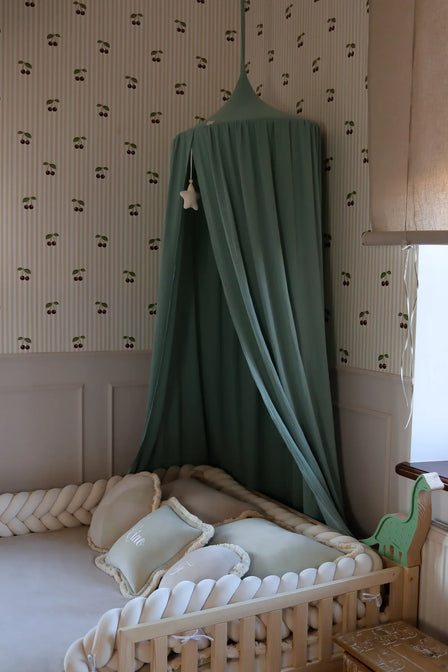 Stofsample Bedhemel - Mousseline
