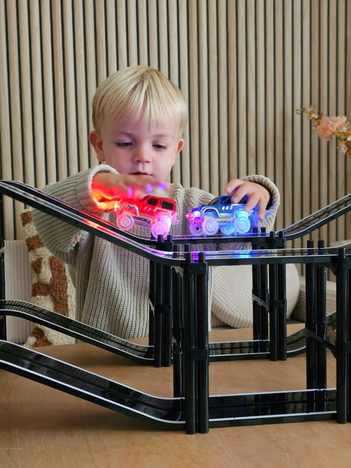 Racebaan zwart 70 stuks - COBLO