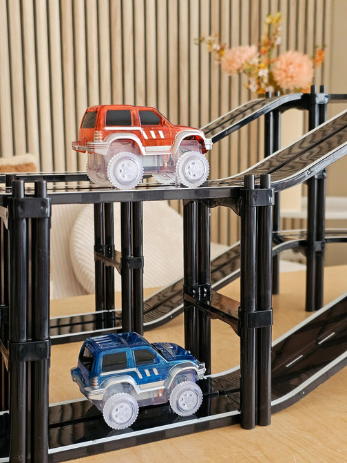 Racebaan zwart 70 stuks - COBLO