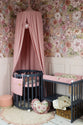 Stofsample Bedhemel - Mousseline