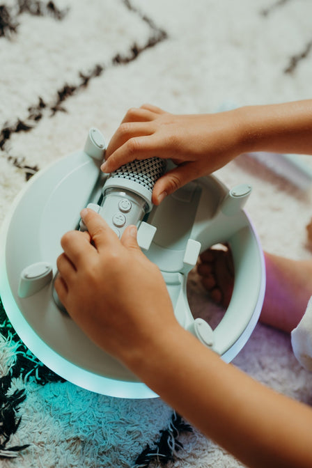 KIDYKARAOKE Karaoke speaker met 2 microfoons - KIDYWOLF