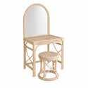 Rotan Kaptafel met Kruk