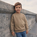 Your Wishes - Garment Dye Oversized Sweater Beige