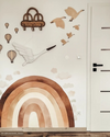 Wandaufkleber Regenbogen beige - Pastelowe Love