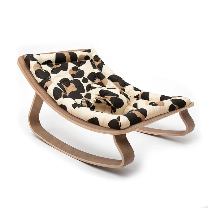 Wipstoel Levo Natural Wood Walnoot - Leopard