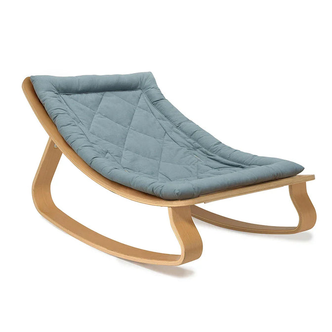 Wipstoel Levo Natural Wood Beech - Blauwgrijs
