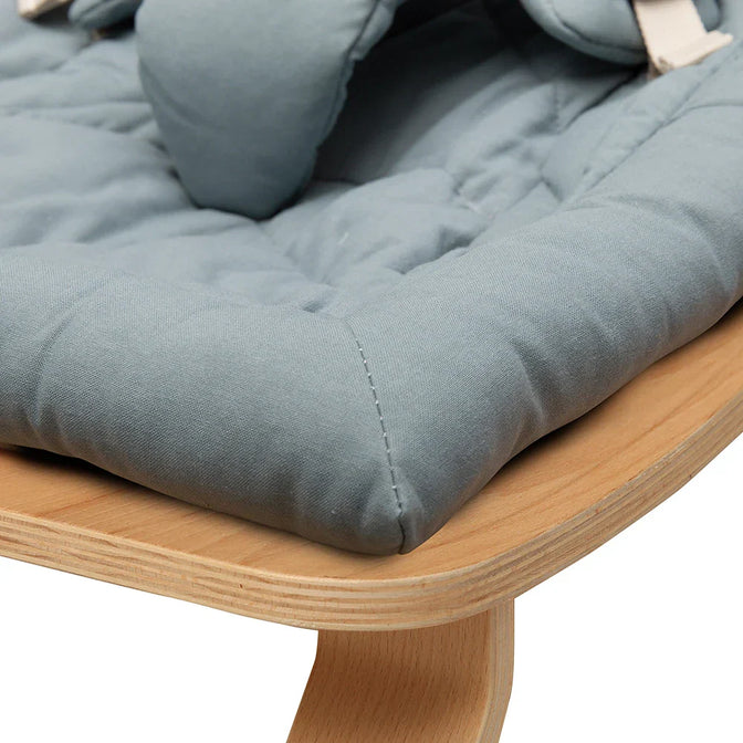 Wipstoel Levo Natural Wood Beech - Blauwgrijs
