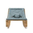 Wipstoel Levo Natural Wood Walnoot - Blauwgrijs