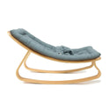 Wipstoel Levo Natural Wood Walnoot - Blauwgrijs