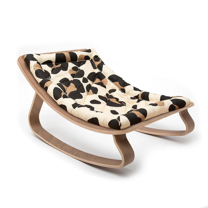 Wipstoel Levo Natural Wood Walnoot - Leopard