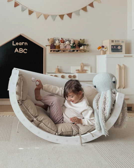 Holzkletterboog LUOTO Weiß - Fitwood