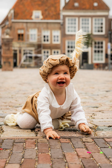 Luxe Pietenpak Set - Beige met Strik