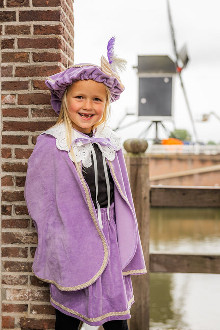 Pietenmuts Gepersonaliseerd – Lila met Strik