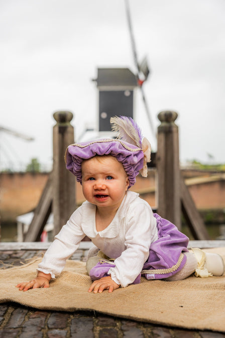 Pietenmuts Gepersonaliseerd – Lila met Strik